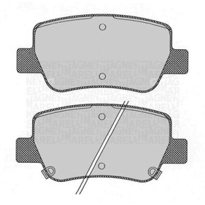 MAGNETI MARELLI 363916060686 Brzdové platničky Zadné pre