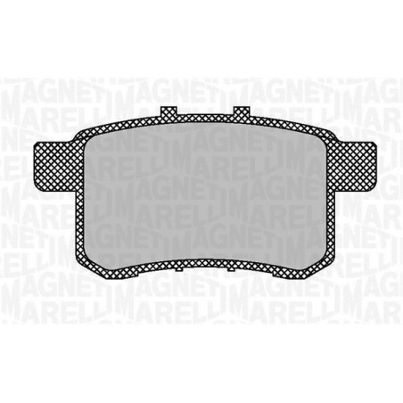 MAGNETI MARELLI 363916060703 Pastillas de freno Trasero para