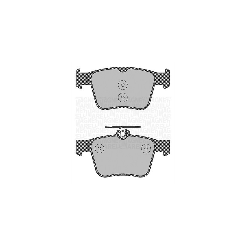 MAGNETI MARELLI 363916060713 Bremsbeläge