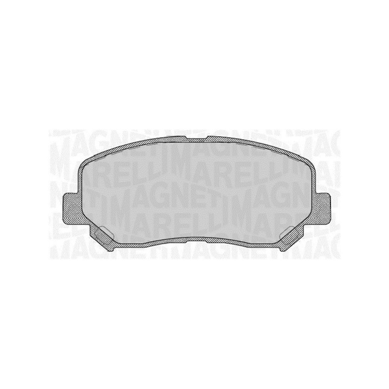 MAGNETI MARELLI 363916060710 Brzdové platničky Predné pre
