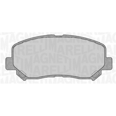 MAGNETI MARELLI 363916060710 Brake Pads Set Front for