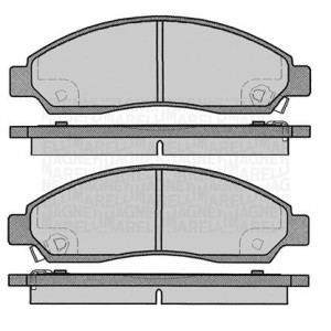 MAGNETI MARELLI 363916060802 Brzdové platničky Predné pre