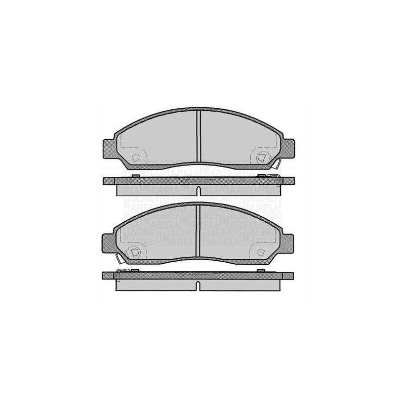 MAGNETI MARELLI 363916060802 Brzdové platničky Predné pre