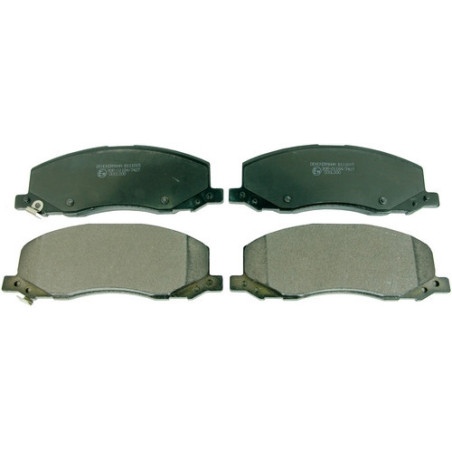 DENCKERMANN B111015 Pastillas de freno Delantero para