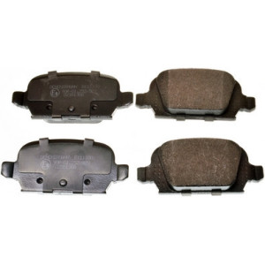 DENCKERMANN B111100 Pastillas de freno Trasero para