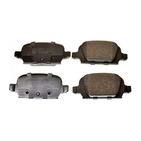DENCKERMANN B111100 Pastillas de freno Trasero para