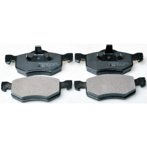 DENCKERMANN B111245 Pastillas de freno Delantero para