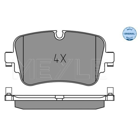 MEYLE 025 223 0717 Brake Pads Set Rear for Q7 Q8 A8 A6 A7 Touareg e-Tron