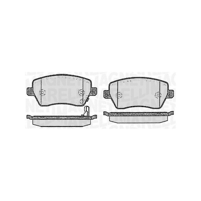 MAGNETI MARELLI 363916060353 Plaquettes de frein Avant pour