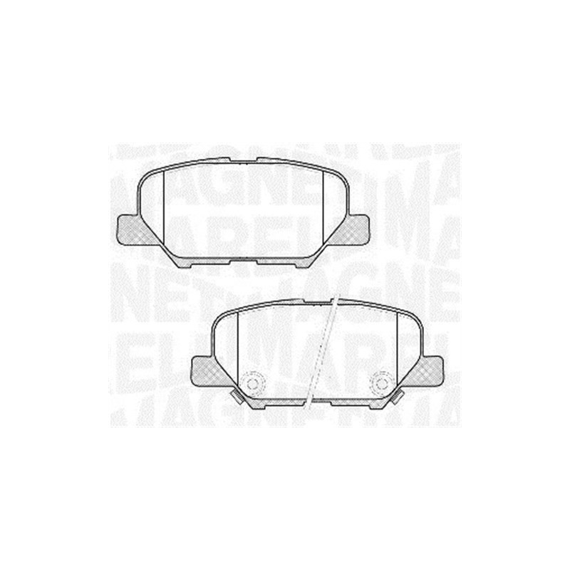 MAGNETI MARELLI 363916060678 Brzdové destičky