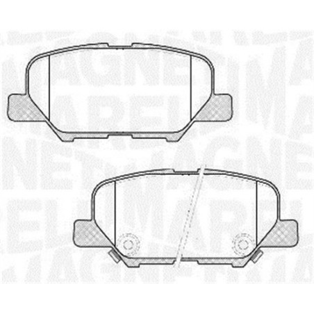 MAGNETI MARELLI 363916060678 Plaquettes de frein