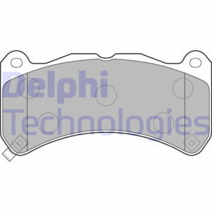 DELPHI LP2211 Brzdové platničky Predné pre