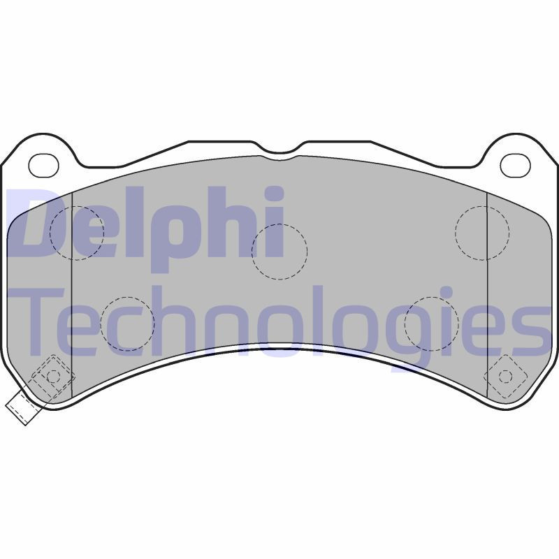 DELPHI LP2211 Pastillas de freno Delantero para