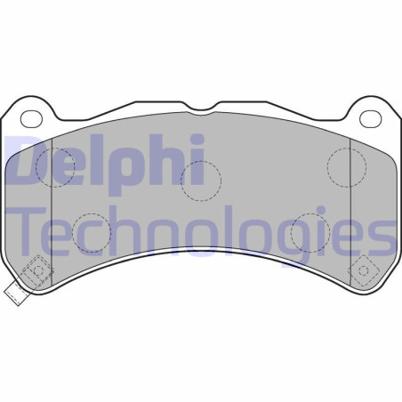 DELPHI LP2211 Pastillas de freno Delantero para