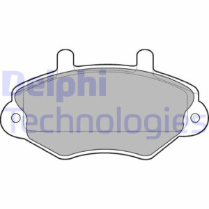 DELPHI LP767 Pastillas de freno Delantero para
