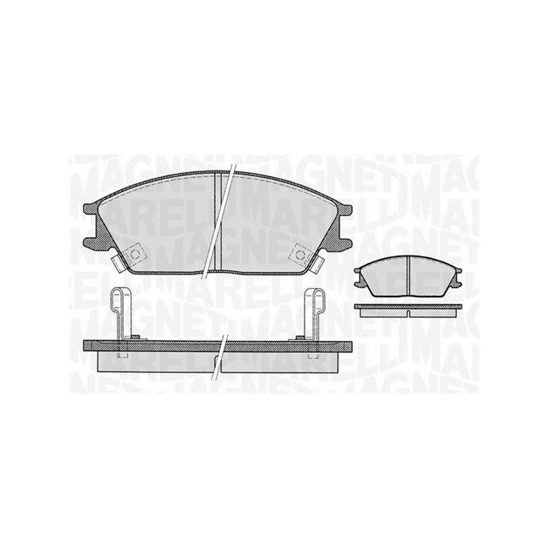 MAGNETI MARELLI 363916060459 Brake Pads Set Front for
