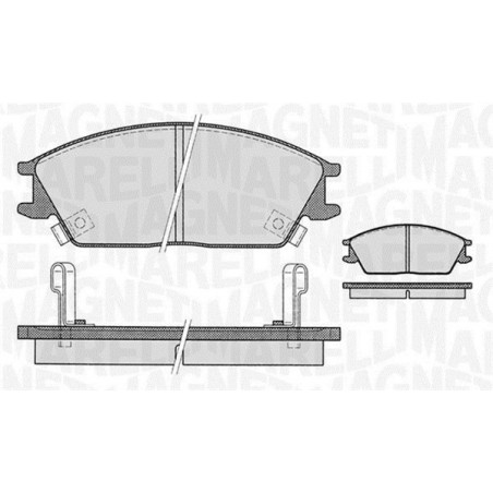 MAGNETI MARELLI 363916060459 Plaquettes de frein Avant pour