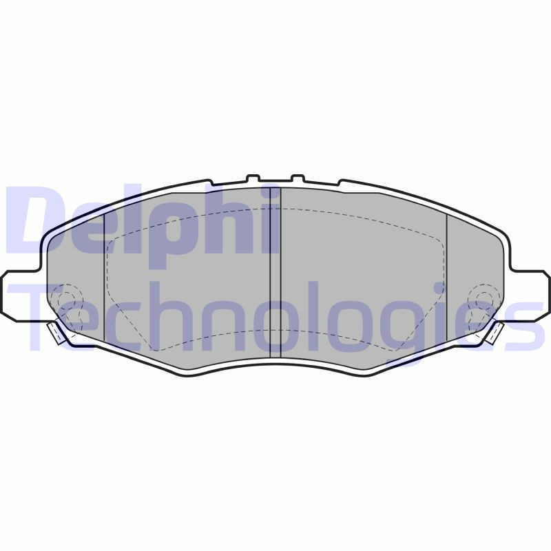 DELPHI LP2059 Brake Pads Set Front for