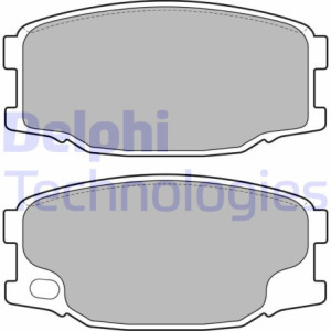 DELPHI LP2073 Pastiglie freno Anteriore per