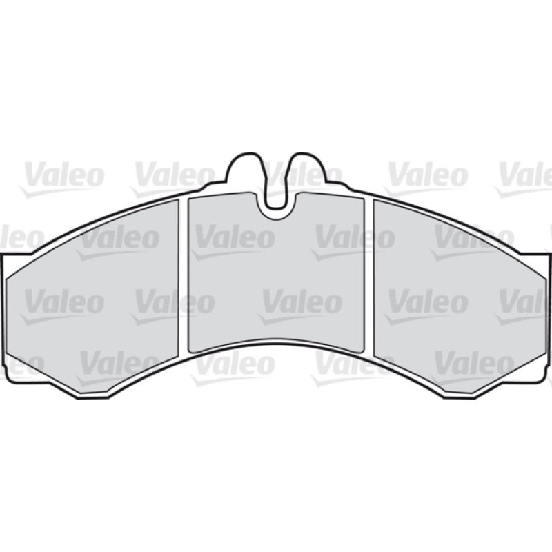 VALEO 541663 Klocki hamulcowe Przód dla