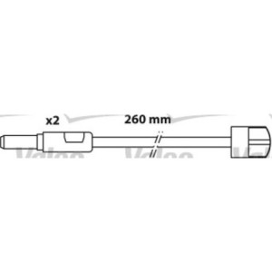 VALEO 541663 Klocki hamulcowe Przód dla