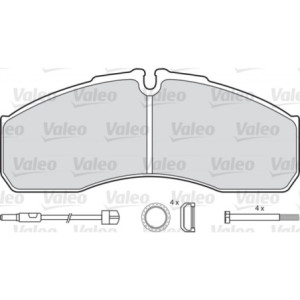 VALEO 541663 Klocki hamulcowe Przód dla