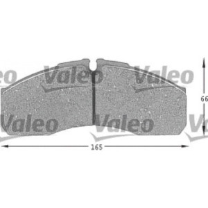 VALEO 541663 Klocki hamulcowe Przód dla