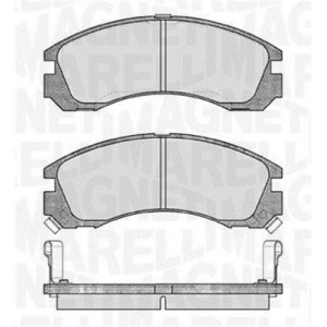 MAGNETI MARELLI 363916060339 Pastillas de freno Delantero para