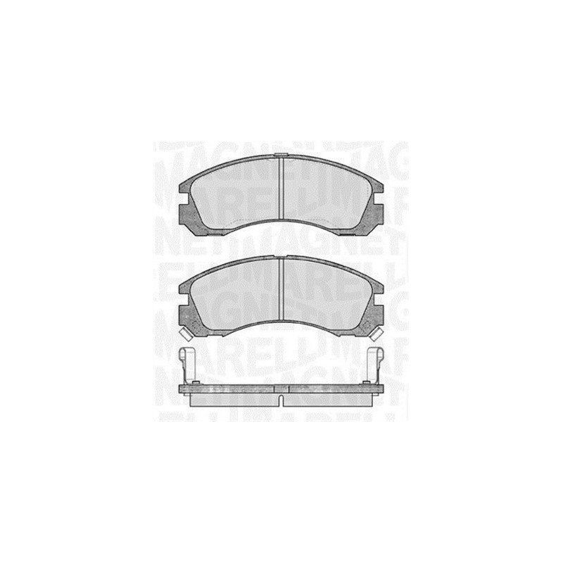 MAGNETI MARELLI 363916060339 Brake Pads Set Front for