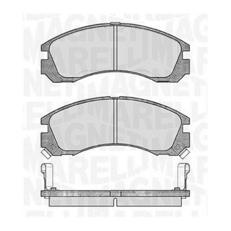 MAGNETI MARELLI 363916060339 Plaquettes de frein Avant pour