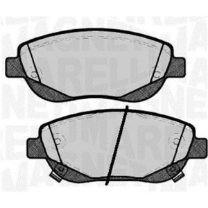 MAGNETI MARELLI 363916060781 Brzdové platničky Predné pre