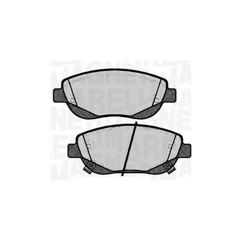 MAGNETI MARELLI 363916060781 Klocki hamulcowe Przód dla