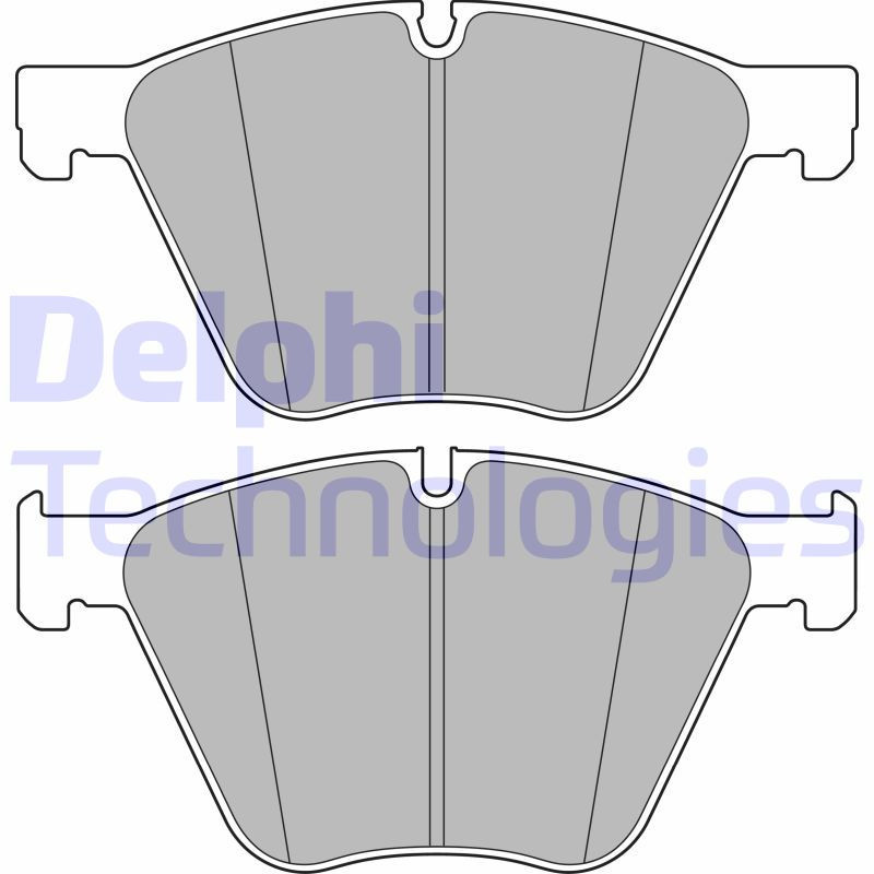 DELPHI LP2707 Pastiglie freno Anteriore per