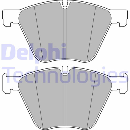 DELPHI LP2707 Pastillas de freno Delantero para