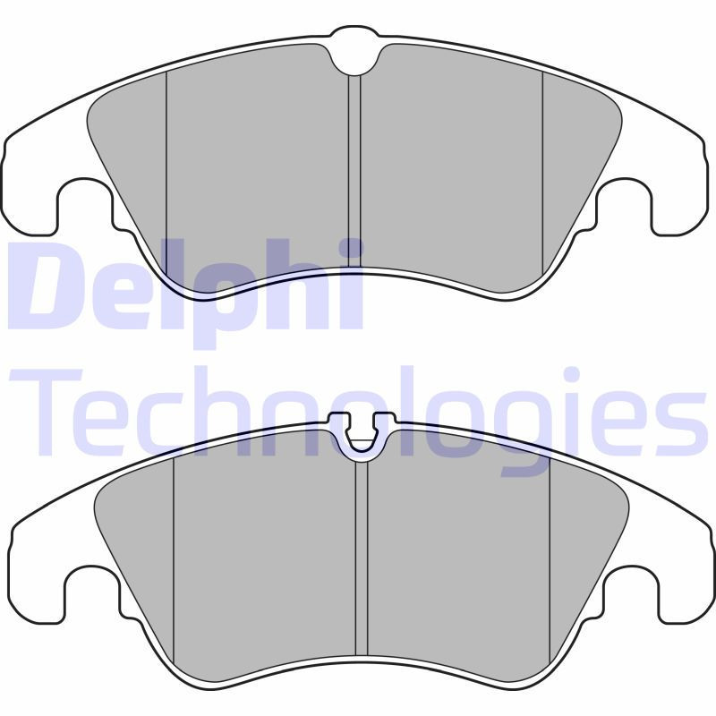 DELPHI LP2715 Brake Pads Set Front for