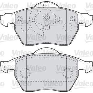VALEO 598049 Pastiglie freno Anteriore per
