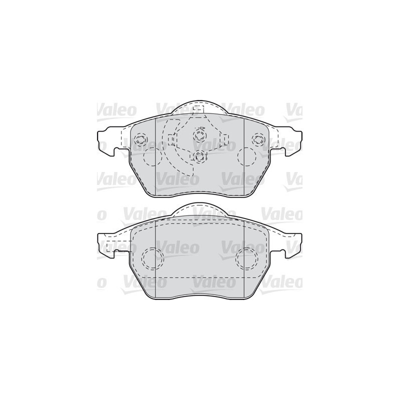 VALEO 598049 Brake Pads Set Front for