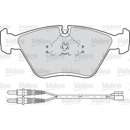 VALEO 598281 Pastiglie freno Anteriore per