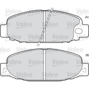 VALEO 598588 Pastillas de freno Delantero para