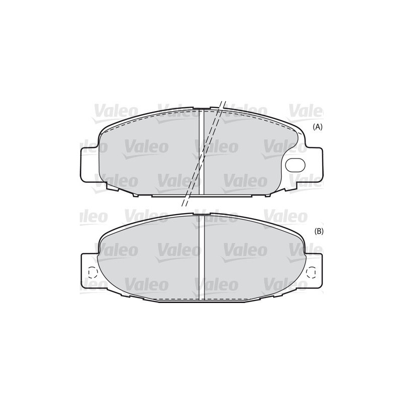 VALEO 598588 Pastiglie freno Anteriore per