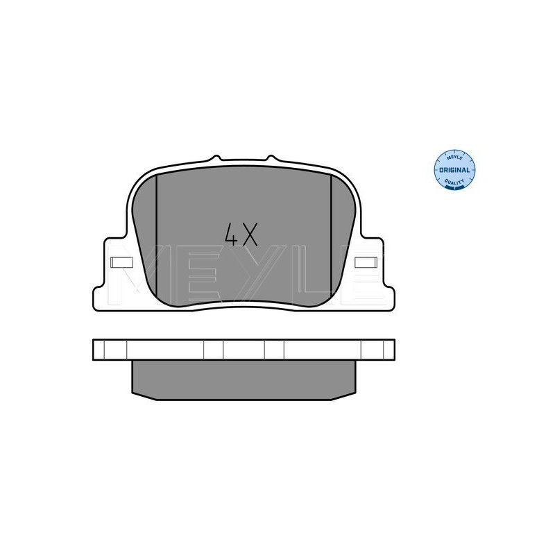 MEYLE 025 235 9215 Klocki hamulcowe tył dla Toyota Camry Prius