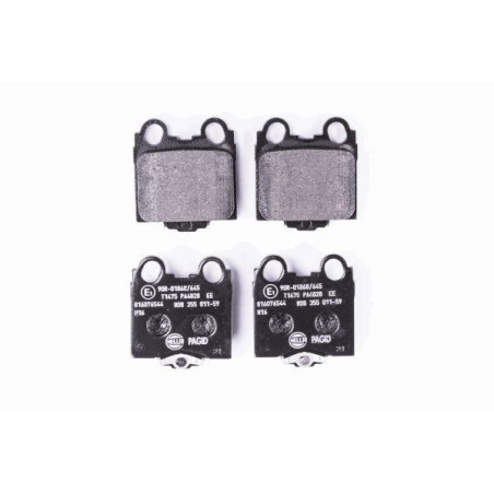 HELLA 8DB 355 011-591 Brzdové platničky Zadné pre
