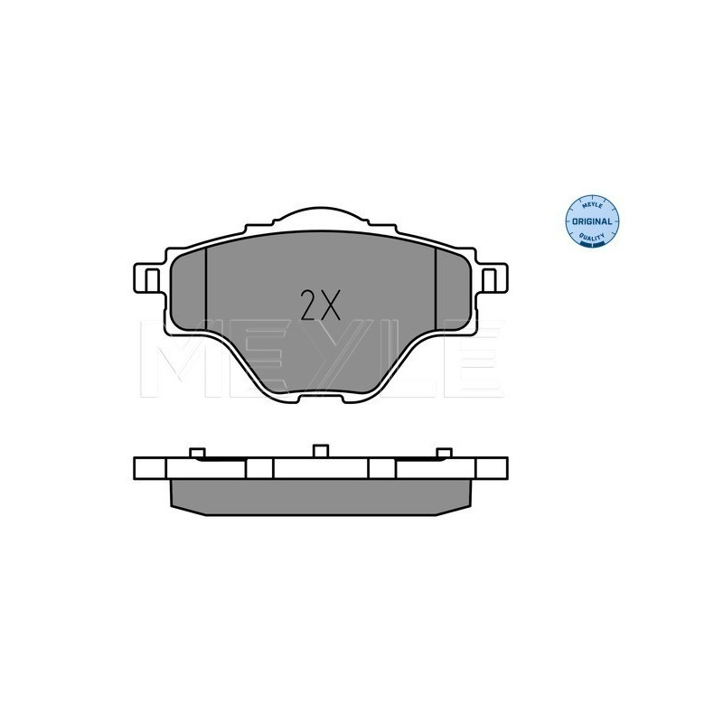 MEYLE 025 258 2717 Plaquettes de frein arrière pour 308 508 3008 5008 C4 Picasso Grand Picasso