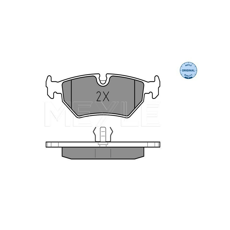 MEYLE 025 212 7517 Pastillas de freno trasero para XJ Evasion Ulysse 806 Coupe XK Zeta DAIMLER XJSC