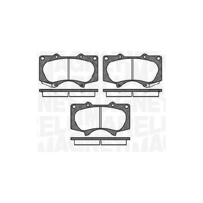 MAGNETI MARELLI 363916060409 Bremsbeläge