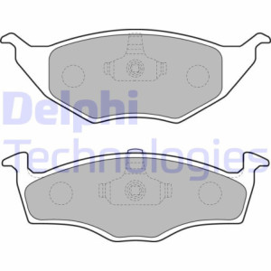DELPHI LP1675 Brzdové platničky Predné pre