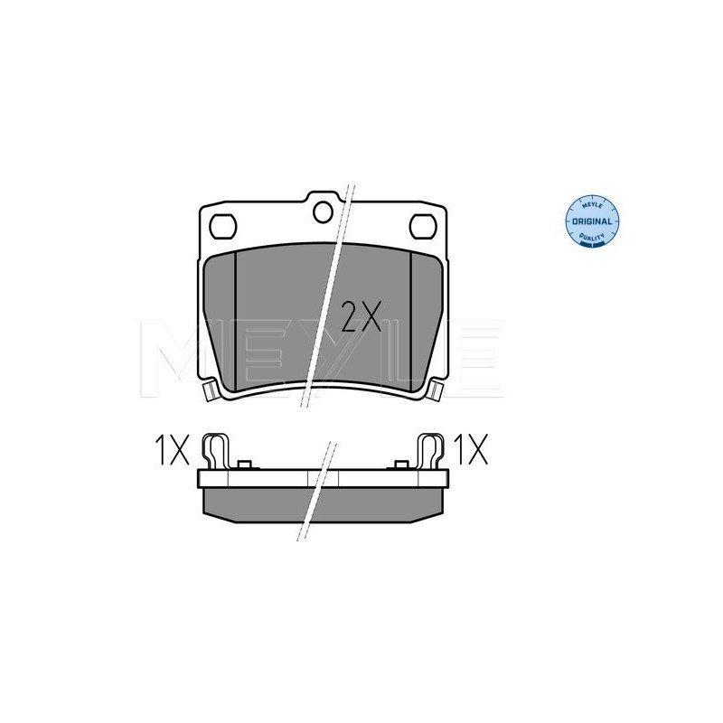 MEYLE 025 235 9315/W Plaquettes de frein arrière pour Pajero Sport Mondeo Escort Galloper Scorpio
