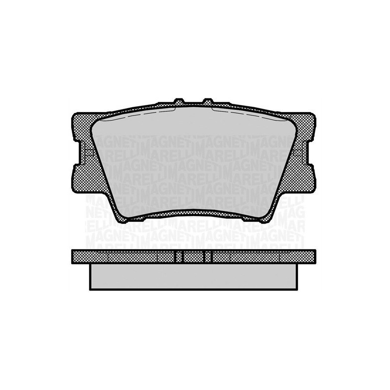 MAGNETI MARELLI 363916060633 Brake Pads Set Rear for
