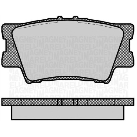 MAGNETI MARELLI 363916060633 Klocki hamulcowe Tył dla