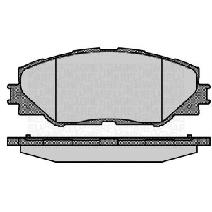 MAGNETI MARELLI 363916060632 Brake Pads Set Front for
